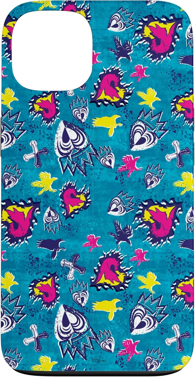 iPhone 13 Disney Descendants VK Icon Prints Teal Blue Case