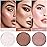 FALOCUTUS 3 Pcs UNIVERSAl Contour Stick Set,Cream Blush & Highlighter Bronzer Pen,Long Lasting & Smooth Natural Face Contouring Illuminator,Professional Makeup Kit for All Skin
