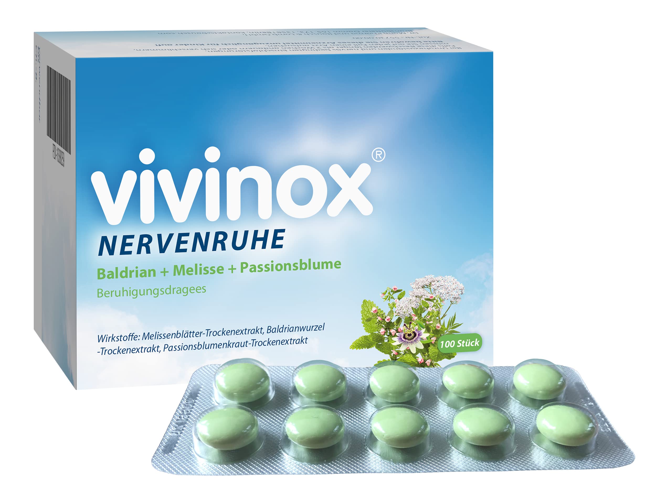 Vivinox Nervenruhe Beruhigungsdragees 100 stk