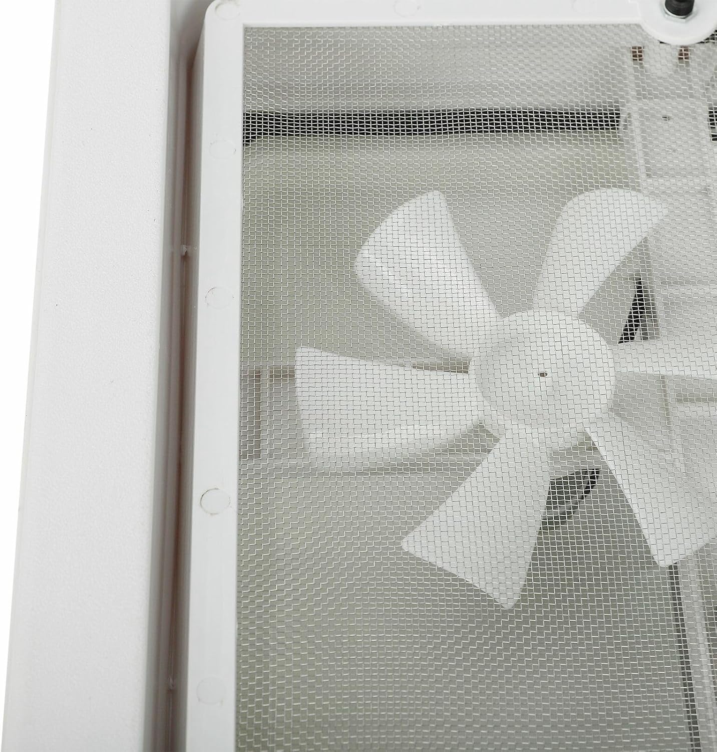 14" RV Roof Vent Fan Replacement for RV/Camper/Trailer, RV Roof Vent White with 12V RV Vent Fan 6" Blades