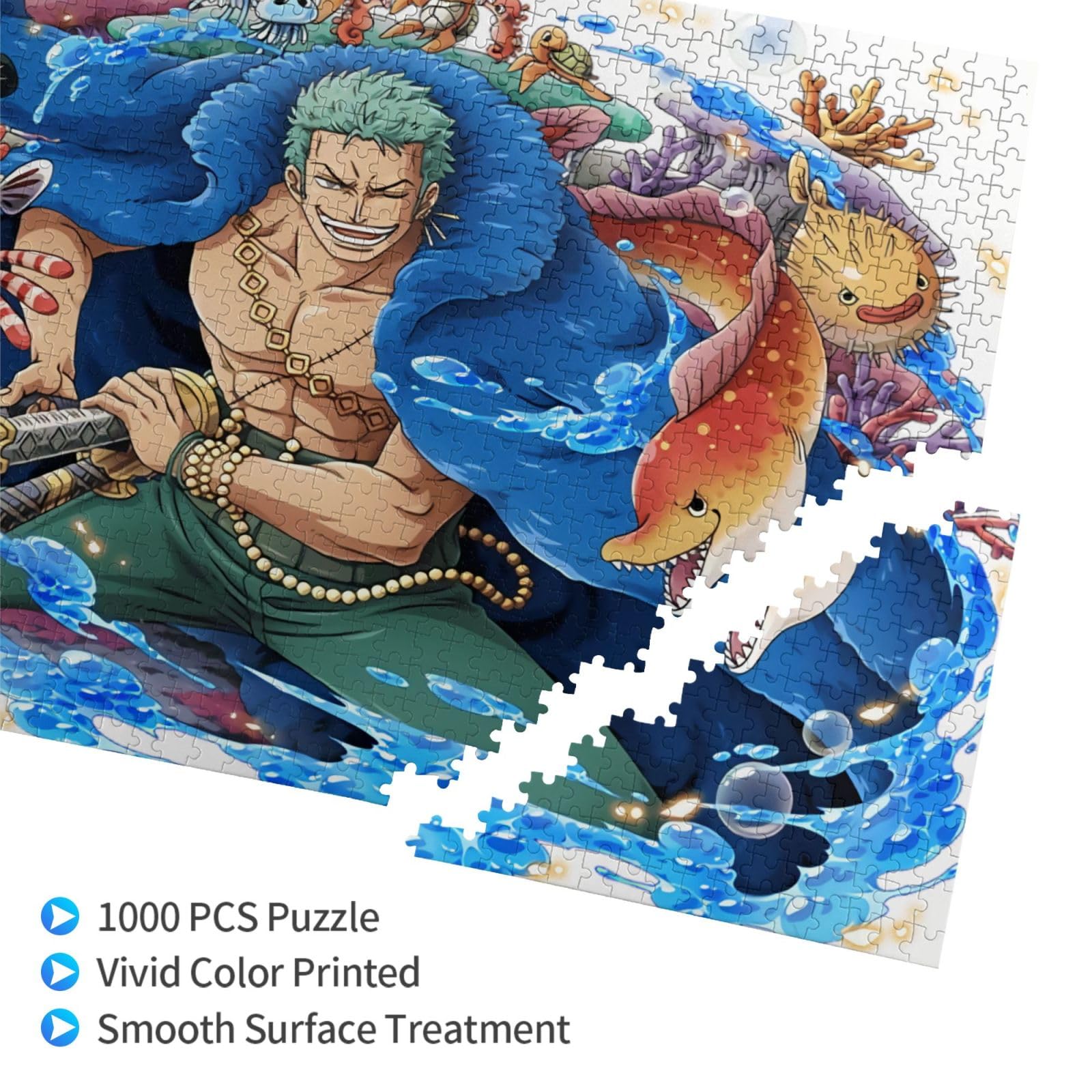Amazon.co.jp: 1000ピース ジグソーパズル ワンピース One Piece ゾロ