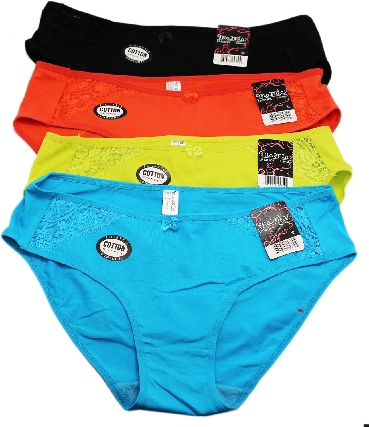 3 Pair Assorted Bikini Style Underwear by Mamia (Extra Large), Animals Amazon Canada