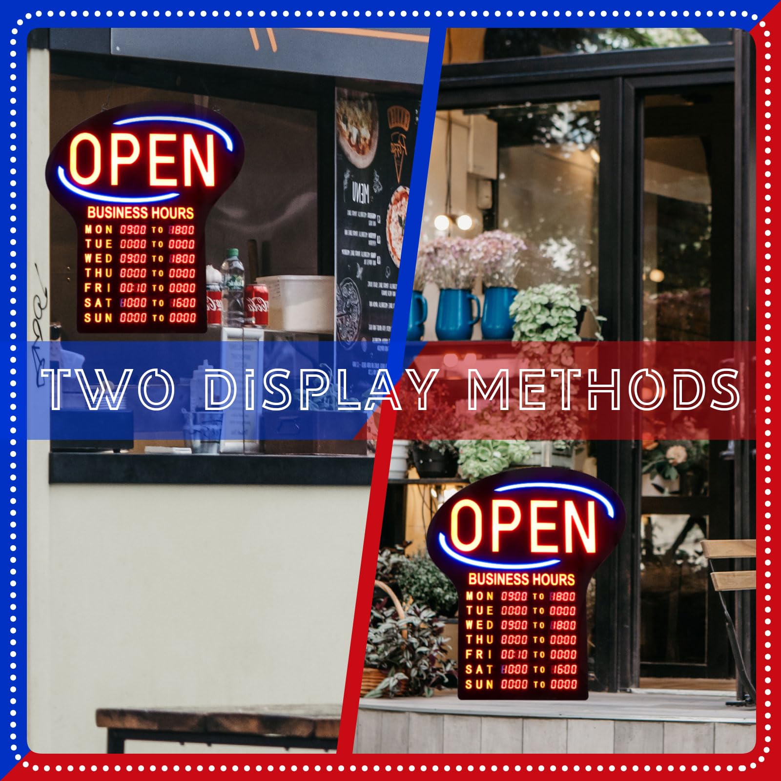 Snapklik.com : Kanayu LED Business Open Sign Large Electronic ...