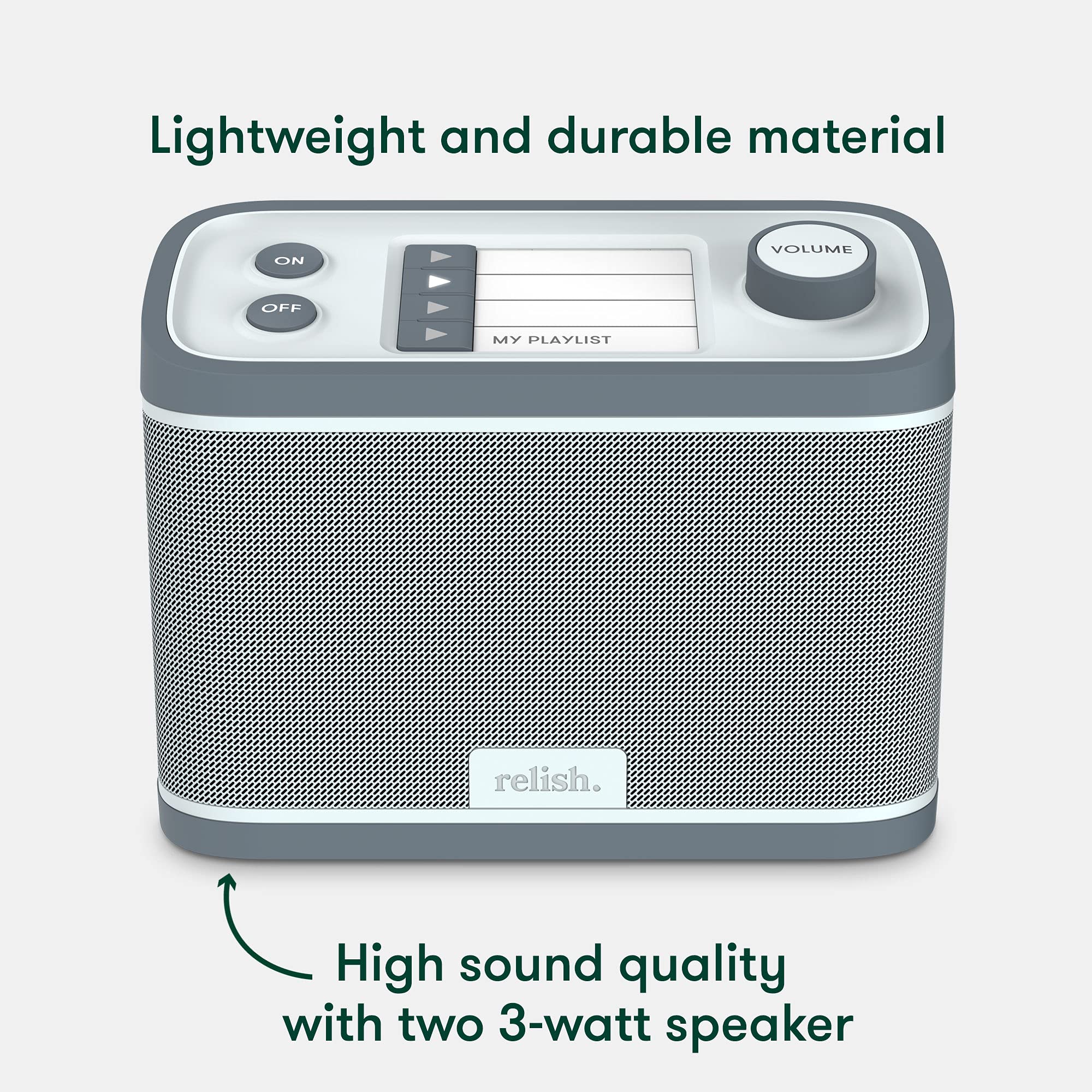 Buy New Relish Dementia and Alzheimers Simple Portable Radio and Music