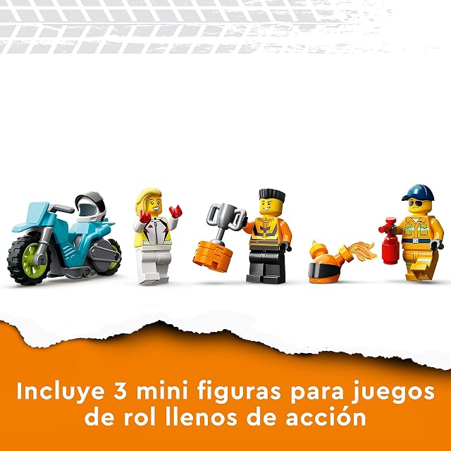 Foto 6 de 8 de LEGO 60357 City Stuntz Desafío Acrobático: Camión y Anillos de Fuego