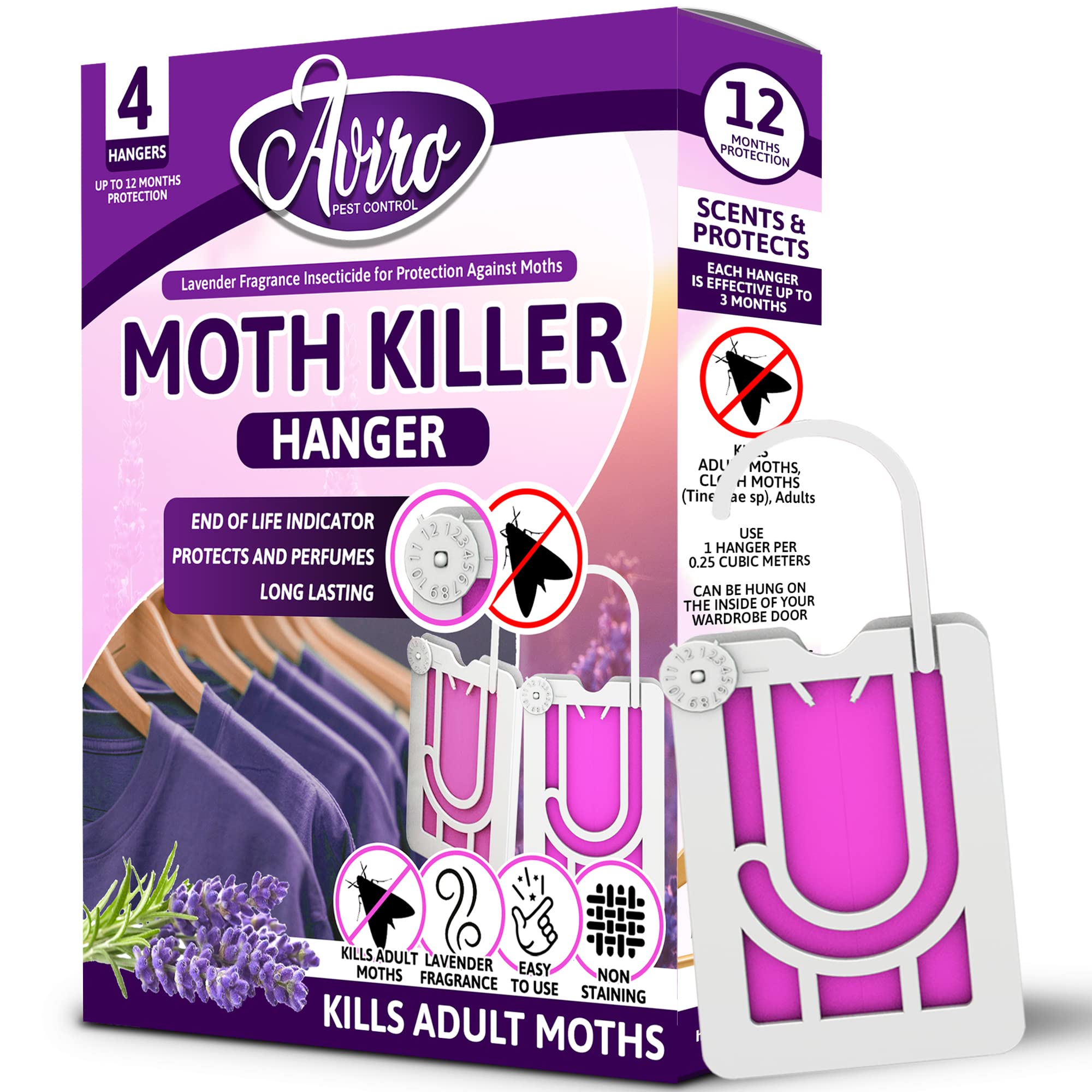 Buy Aviro Moth Killer Hanging Moth Repellent For Wardrobes With