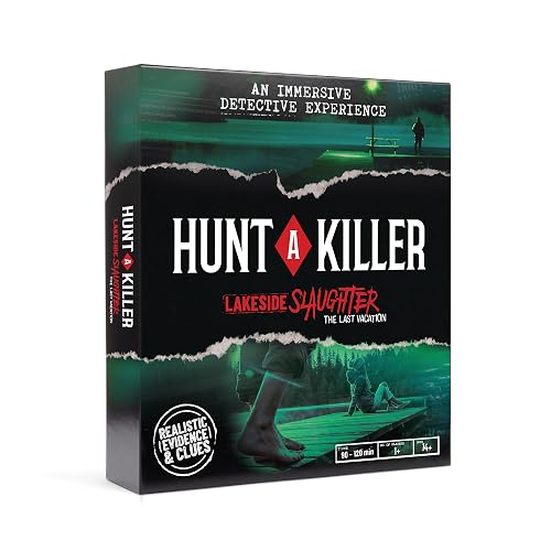 Hunt A Killer: Lakeside Slaughter, Immersive Murder Mystery Game, Interactive