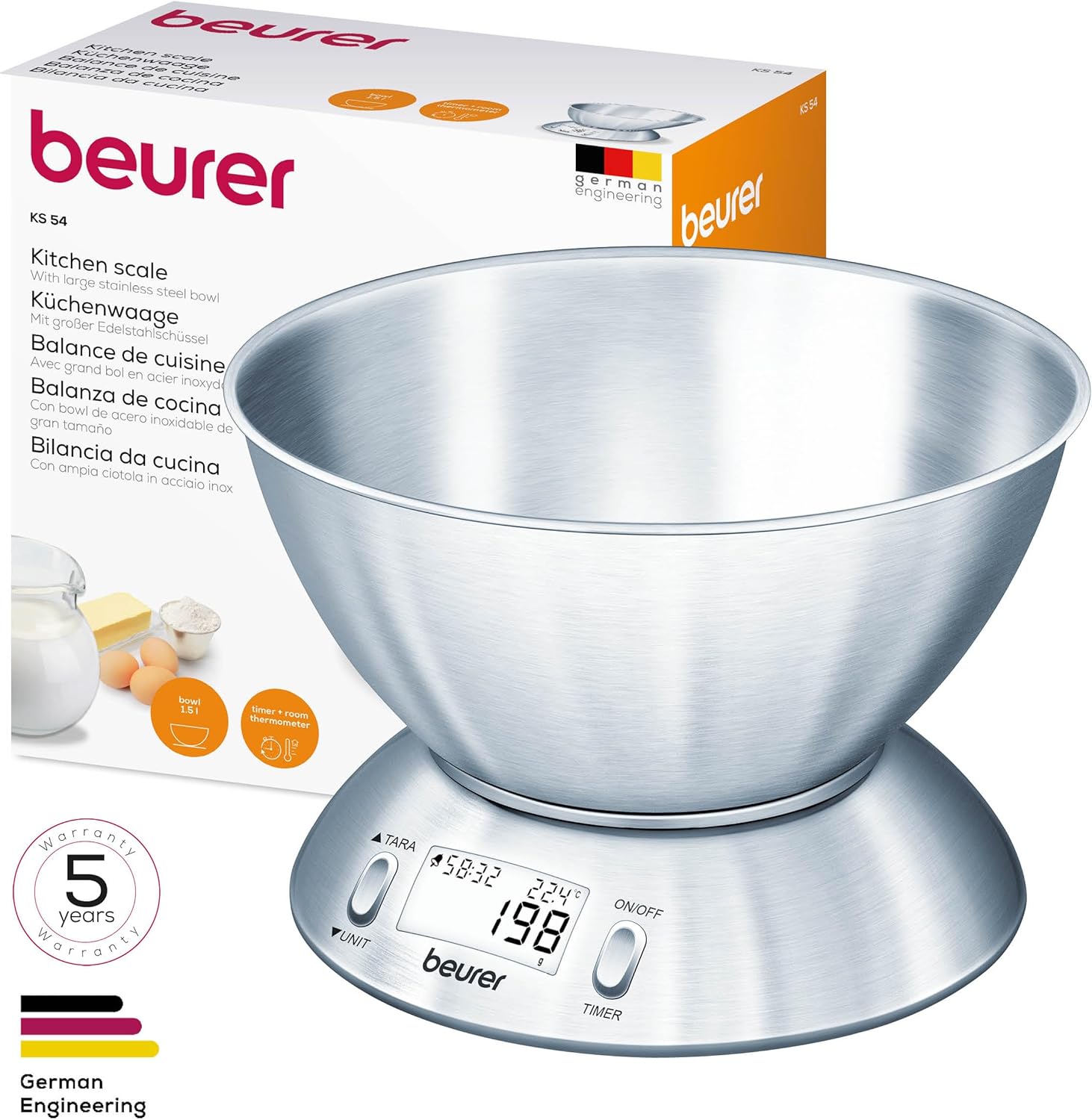 Digital Kitchen Scale Beurer 708.40