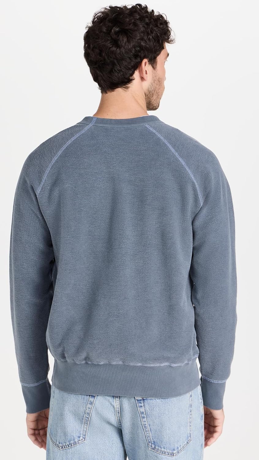 Save Khaki Men's Twillback Terry Reversible Crew Sweatshirt - Image 3