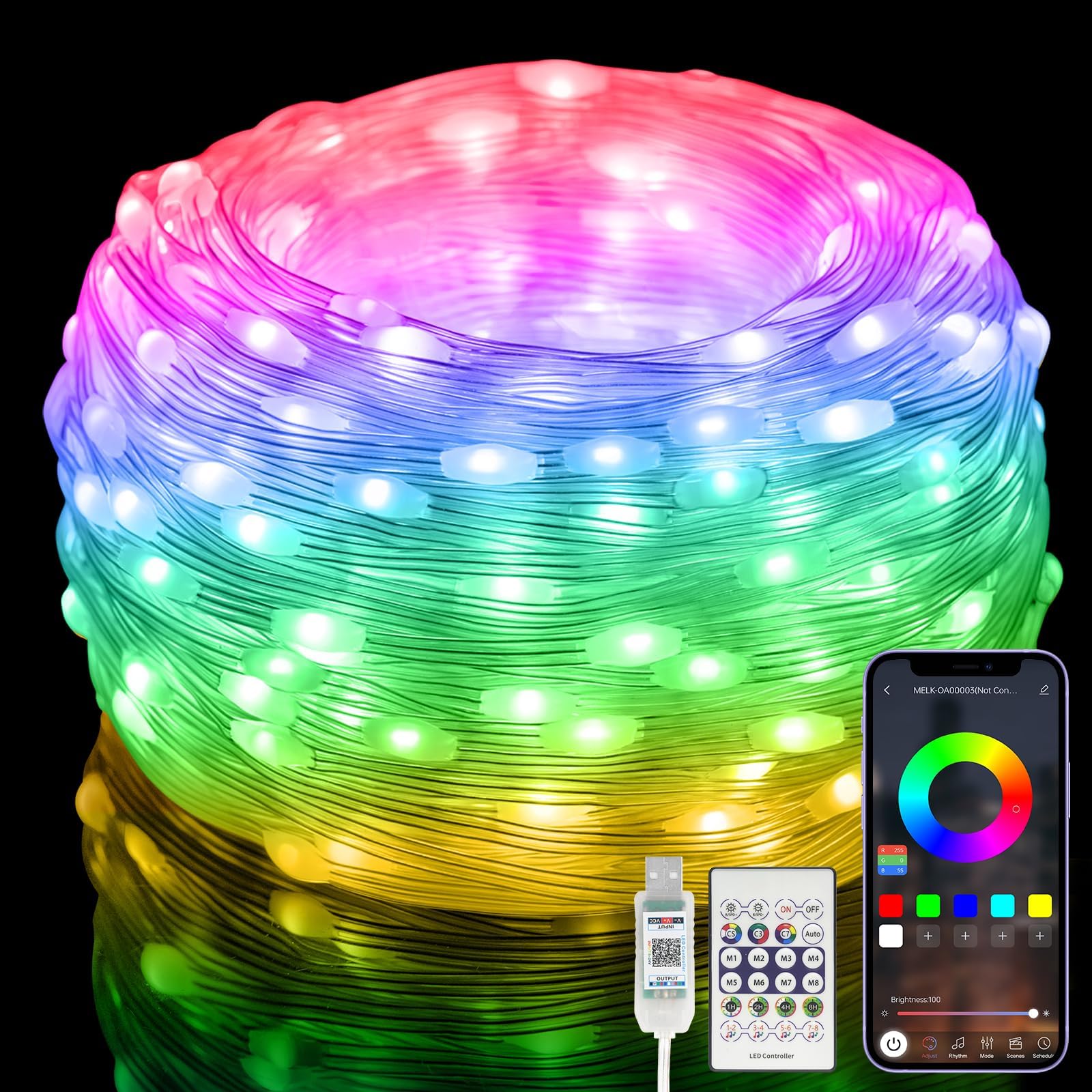 Guirlande lumineuse LED (12,5 m) main image 1