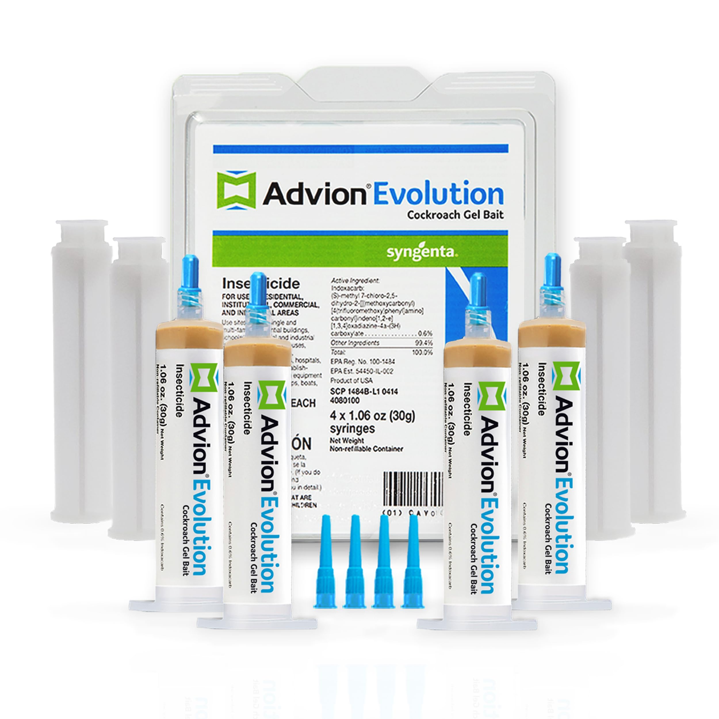 61596 Evolution Cockroach Gel - 4 Tubes of Bait, Prevent Roach Infestations