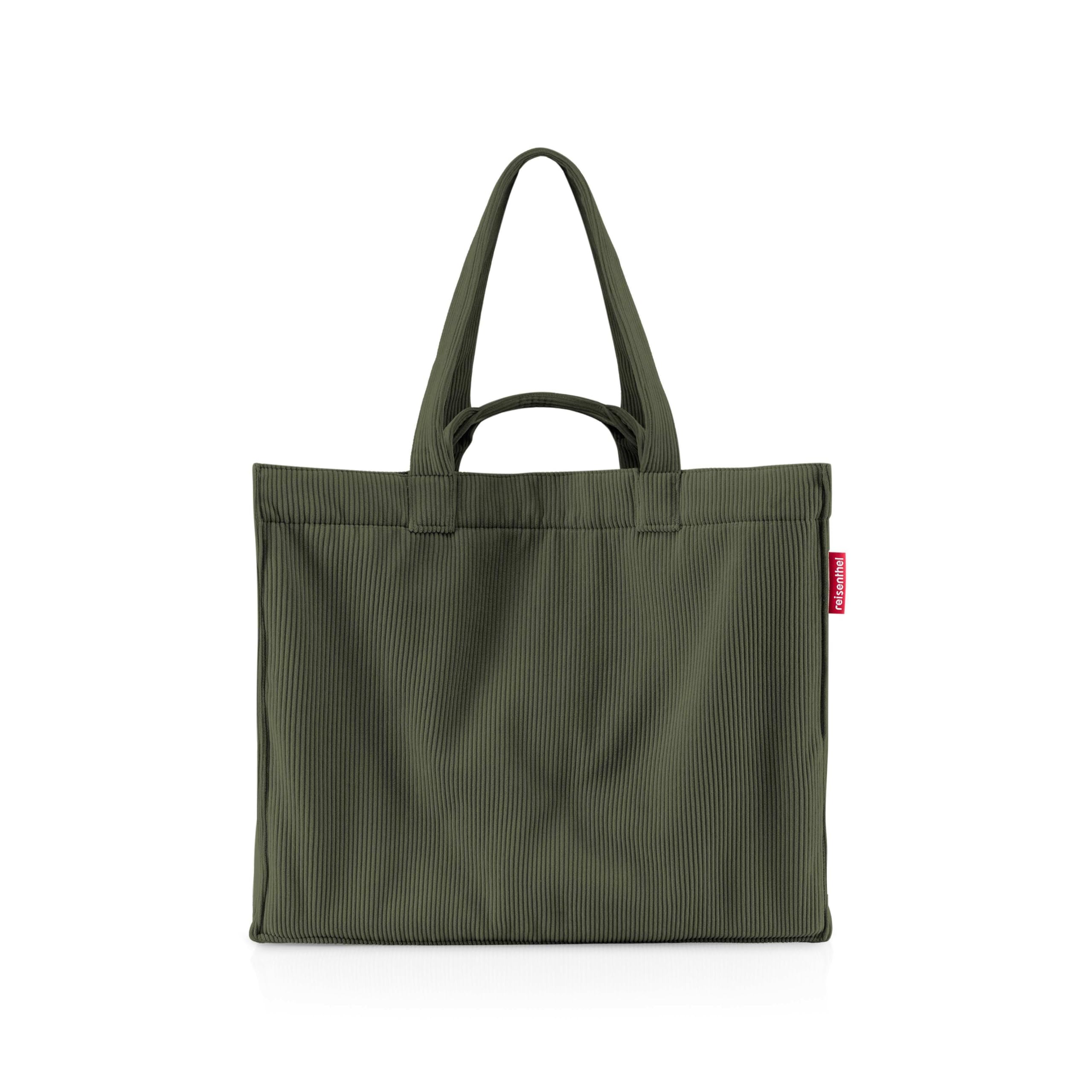 reisenthel Softshopper – the easy companion for every day. With short and long handles, smart compartment division and lots of space, brown, 38,5 x 18 x 47cm (B x H x T), Modern