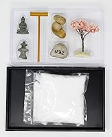 Vista 7 de Nature's Mark, Mini kit de decoración de mesa de jardín Zen con accesorios (8 pulgadas de largo x 5 pulgadas de ancho, rectángulo C)