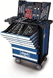 Scheppach TW1000 Workshop Trolley | 263-Piece Tool Kit | 7 Drawers | Lockable | Wheels with Brake | 450kg Load - 1