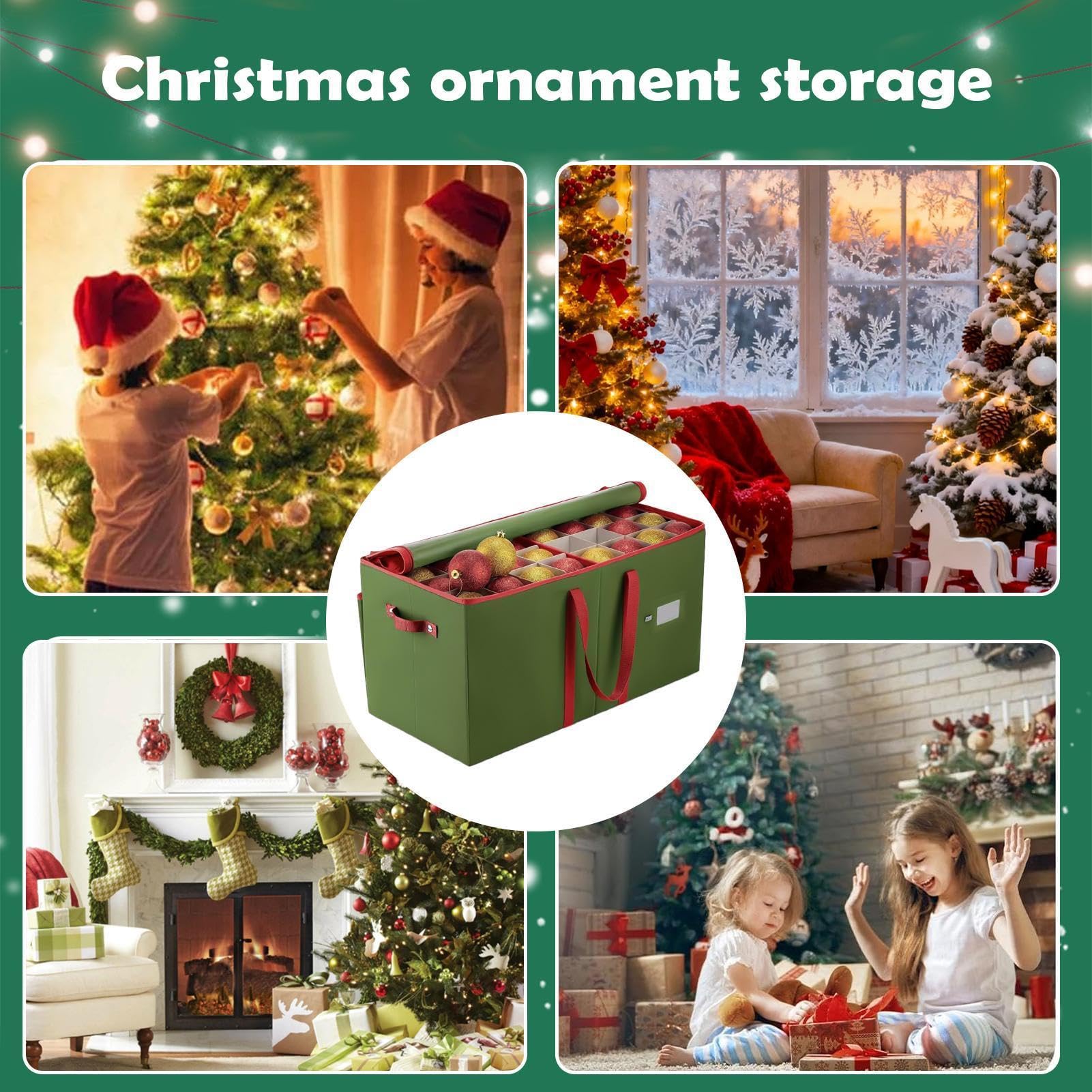Weihnachtskugel Aufbewahrung Box 128 Kugeln Organizer Mit Trennfächern
