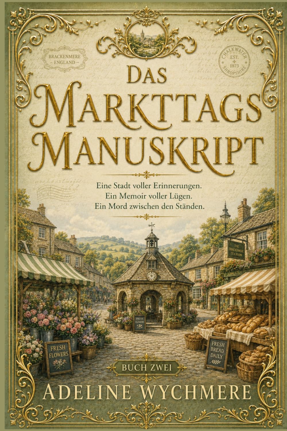 Das Markttagsmanuskript: Eine Stadt voller Erinnerungen. Ein Memoir voller Lügen. Ein Mord zwischen den Ständen. (Die Brackenmere-Biografin-Krimis)