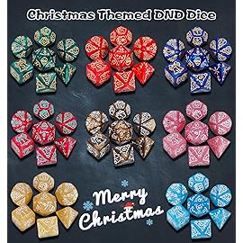 CiaraQ DND Dice Sets - 26 X 7 Polyhedral Dice (182pcs) with a Large Drawstring Bag for Dungeons and Dragons, Role Playing Table Game. Multiple Colors, Christmas/Halloween/Easter/Holiday Themed Dice
