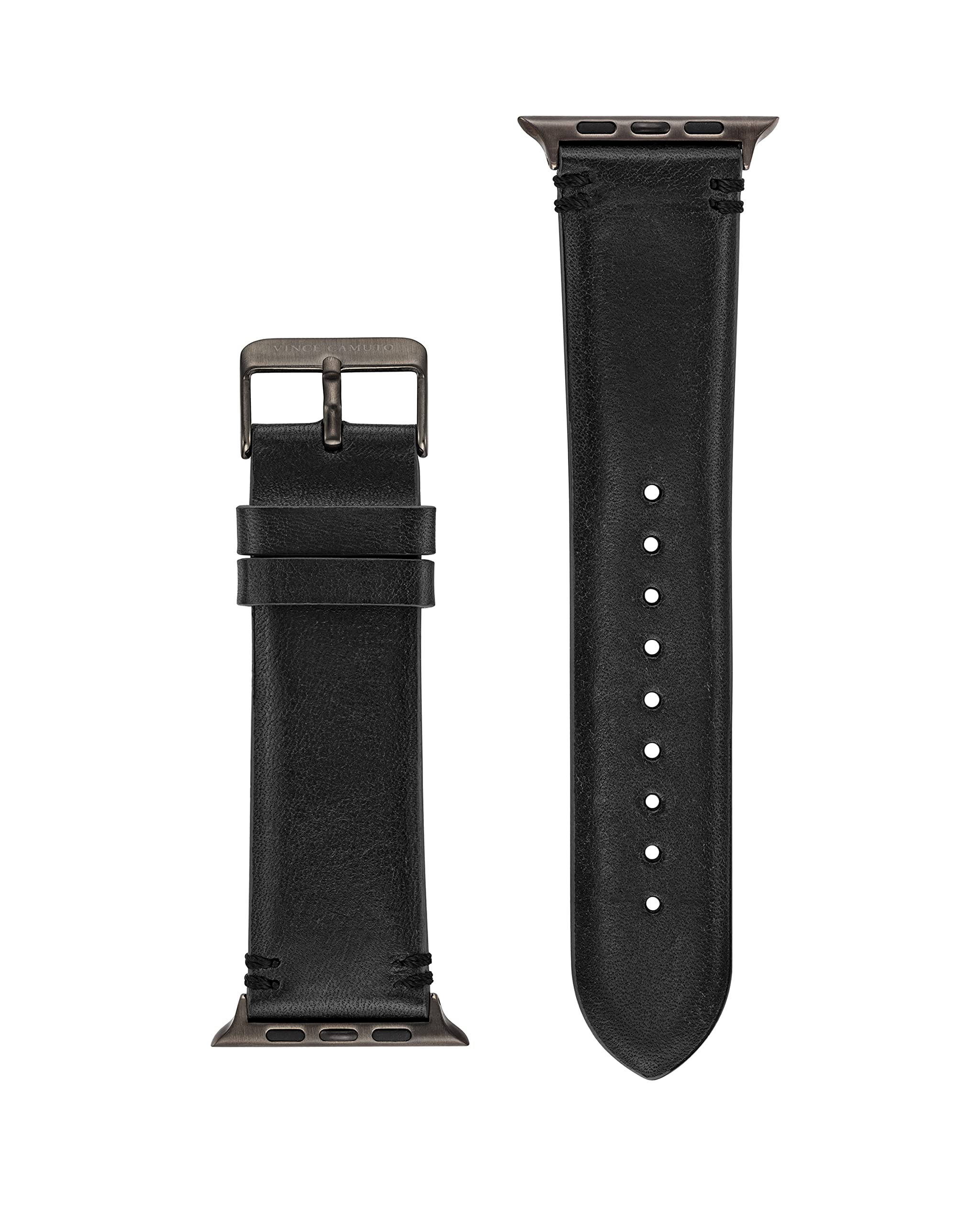 Vince Camuto Bracelet tendance pour Apple Watch, sûr, réglable, s'adapte à la plupart des poignets, gris foncé