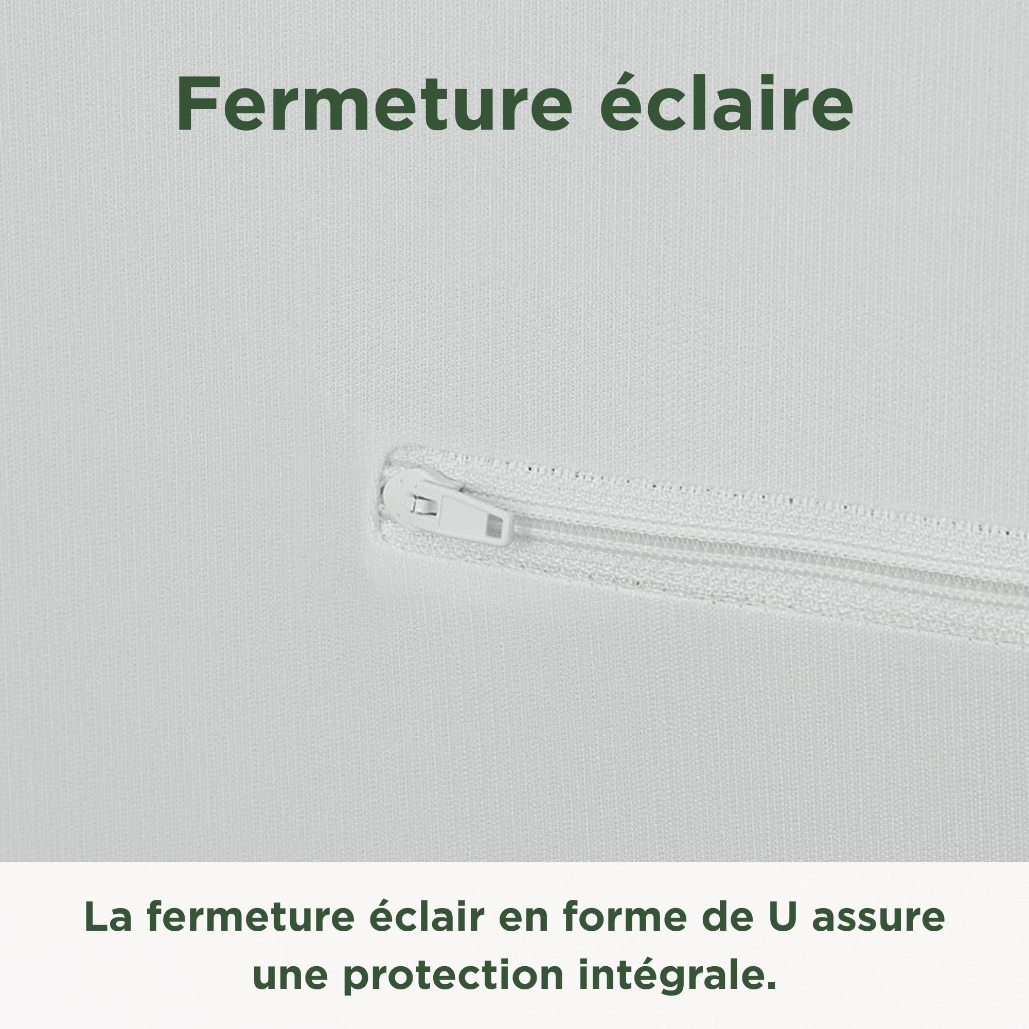 Savel - Housse de Matelas avec Traitement Contre Les acariens Imperméable et Respirante | (140x190/200 cm | Jusqu'à 30 cm d'épaisseur)