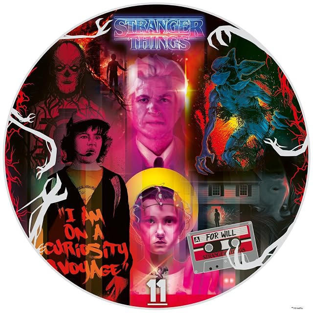Ravensburger - Puzzle 500 Piezas Redondo Stranger Things, Puzzle Adultos 52cm