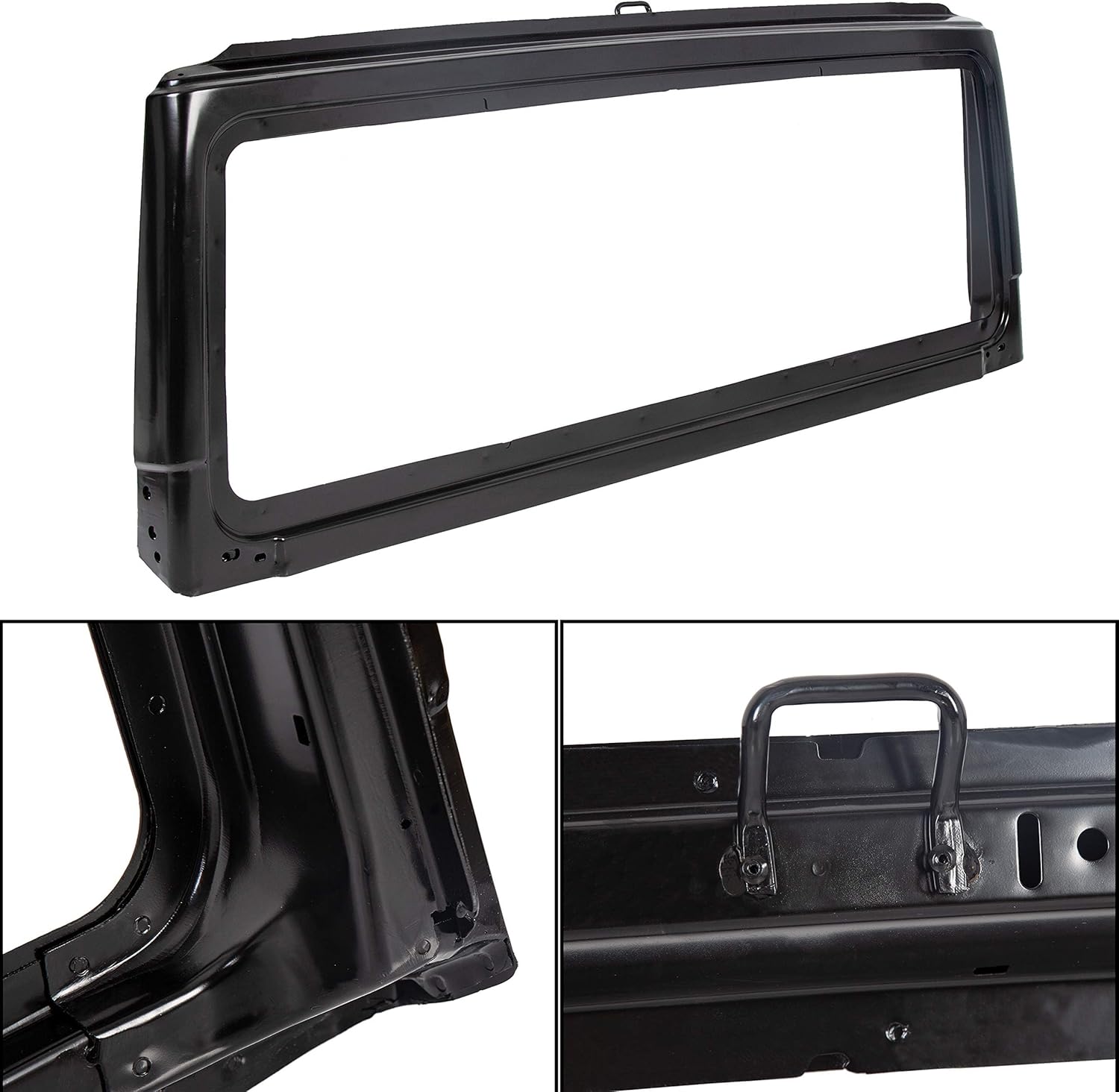 KUAFU Windshield Frame Compatible with 2003-2006 Jeep Wrangler TJ Replace for Part Number CH1280107 55395014AB