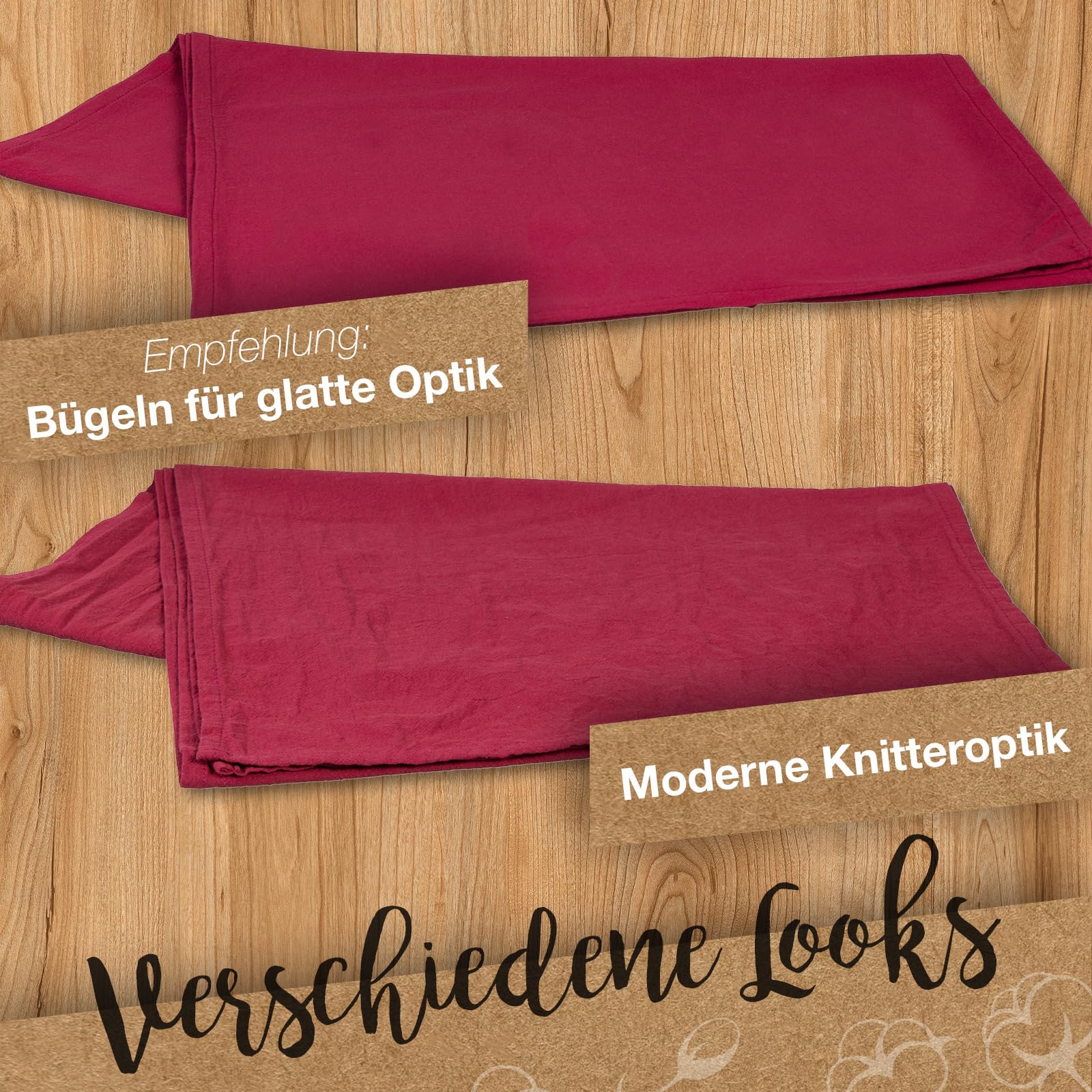 Halbach Seidenbänder Runner da tavola verde (40 x 160 cm) – Runner da tavola certificato in 100