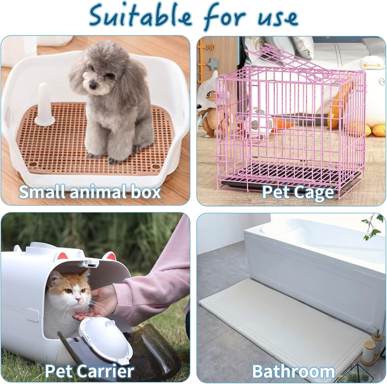 Rabbit Pee Pads Disposable Ca Liners Leak-Proof Super Absorbent