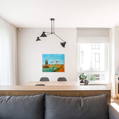 Miniatura 522 de A&T ARTWORK The Starry Night de Vincent Van Gogh. Tamaño del marco: 36 x 30 pulgadas, tamaño de la imagen: 30 x 24 pulgadas, reproducciones clásicas