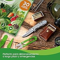Vista 5 de Paquete variado de 30 semillas tradicionales – Más de 18500 semillas sin OMG para plantar verduras, semillas de jardín para el hogar hidropónico