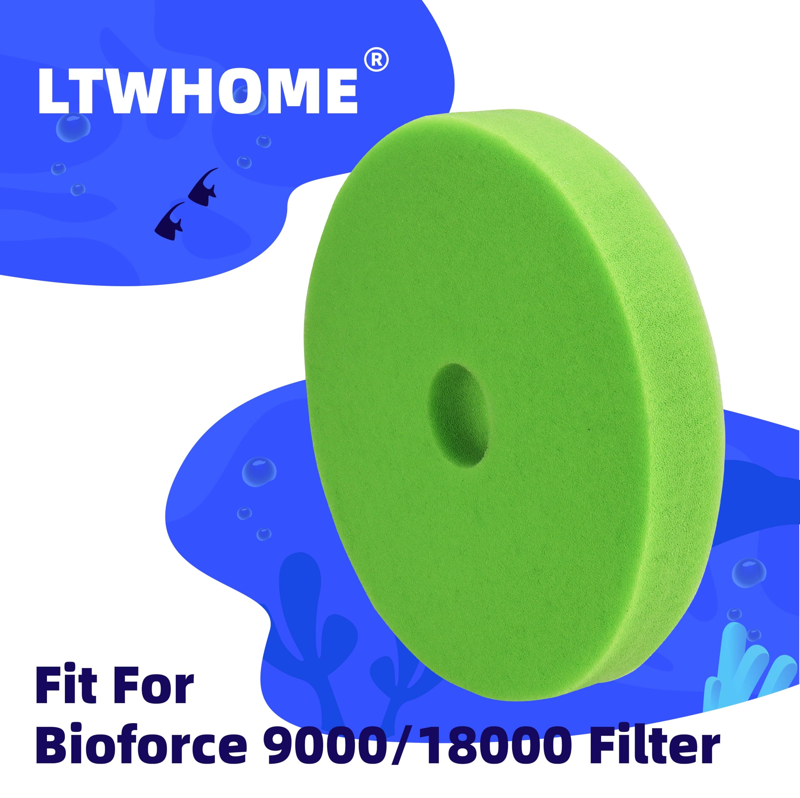 Sin Marca Estera de Esponja de Filtro Ajusta Hozelock Bioforce 9000/18000 Filtro (2 Pieza)
