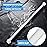 Rackickyer Shower Grab Bar, 2 Pack 39.4 Inch White Bathroom Grab Bar, 1.25 Diameter 304 Stainless Steel Anti-Slip Grab Bars for Bathtubs and Showers, Handicap Shower Grab Bar for Seniors Elderly