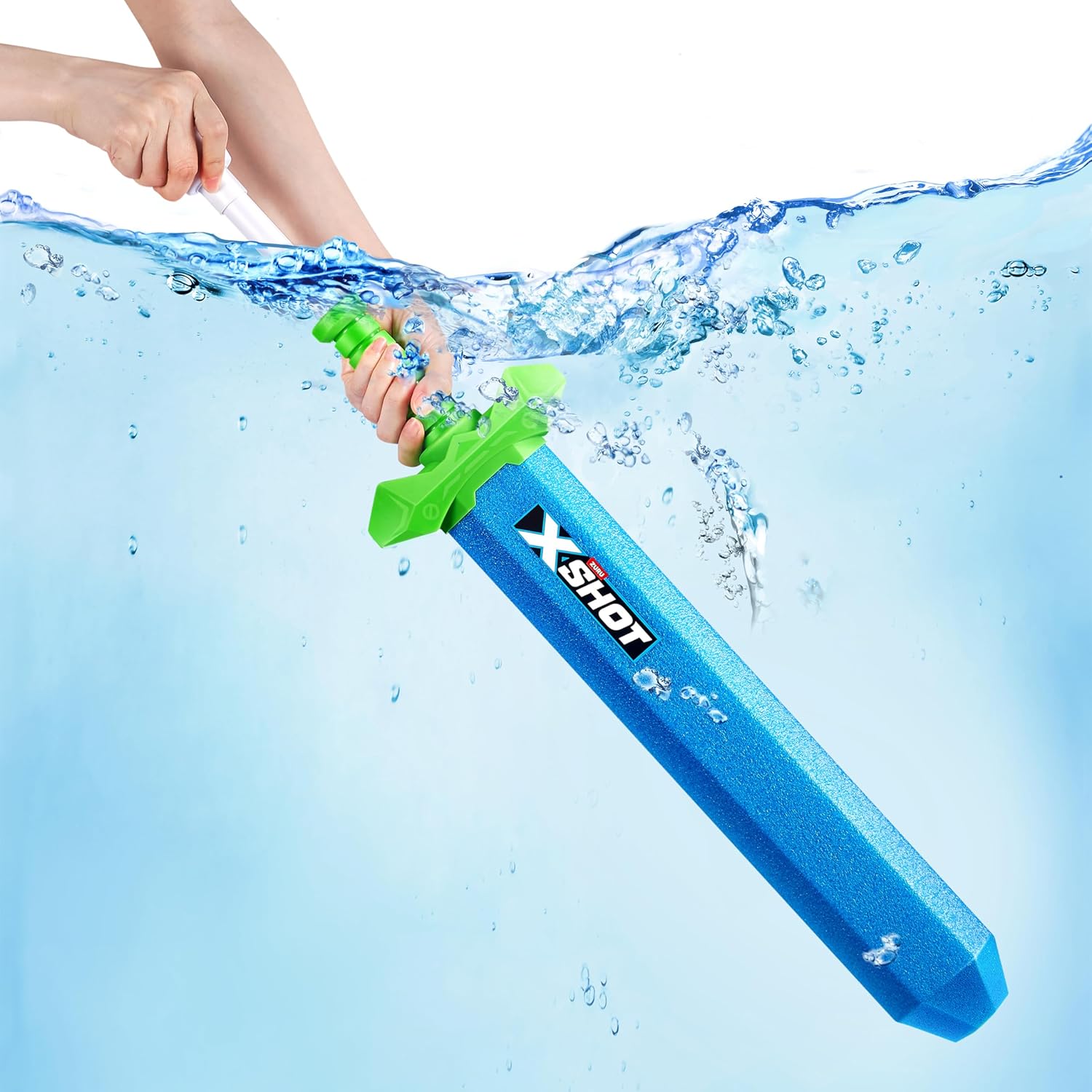 XSHOT Water Warfare Sword 2 Pack, Dual Play Toy, Sword Play and Water Battles, Big Toy for Children, Teen and Adults