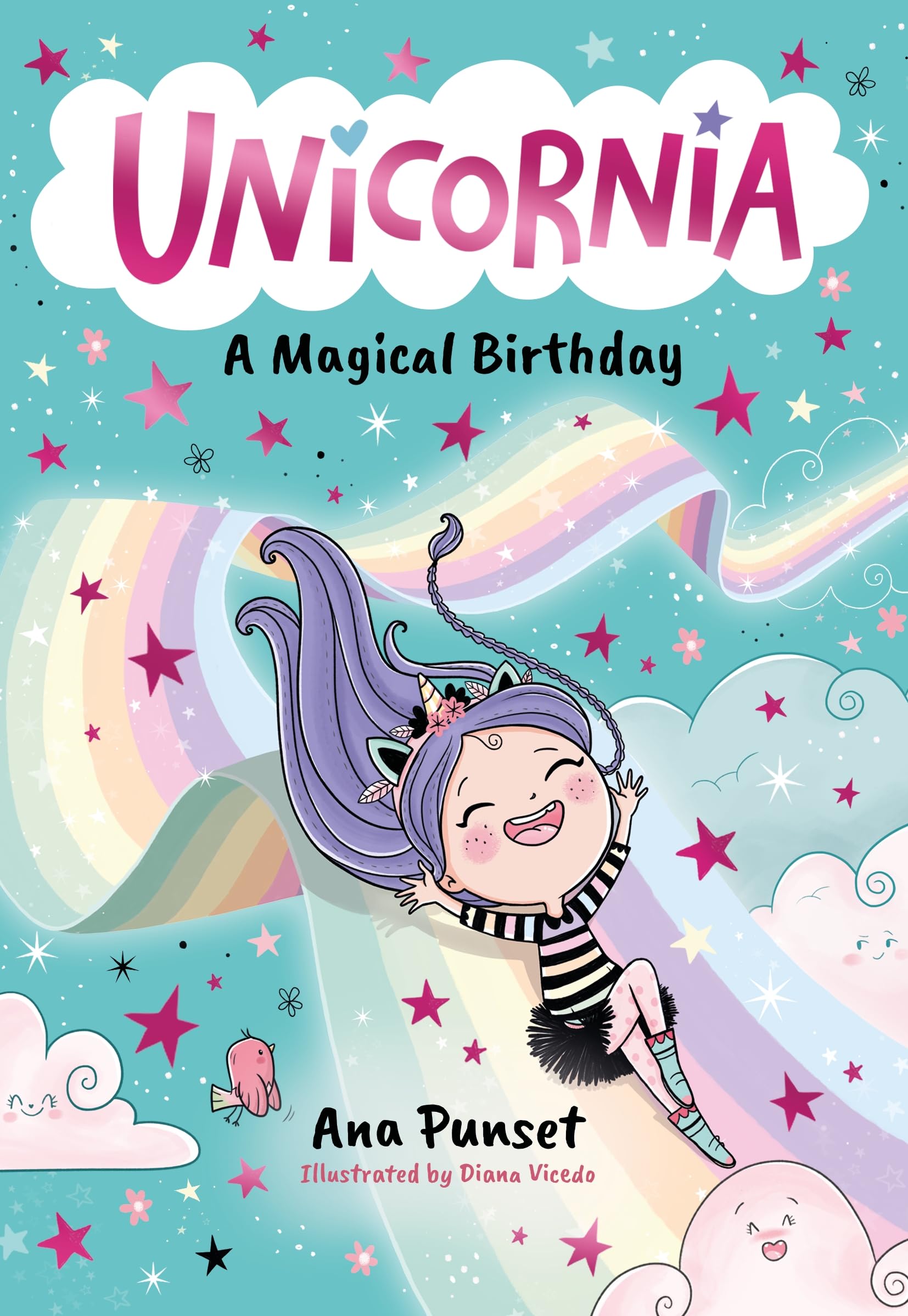 Unicornia: A Magical Birthday: A magical unicorn school fiction story for kids - birthday fun in Unicornia for boys and girls age 5, 6, 7 ,8, 9 (English Edition)