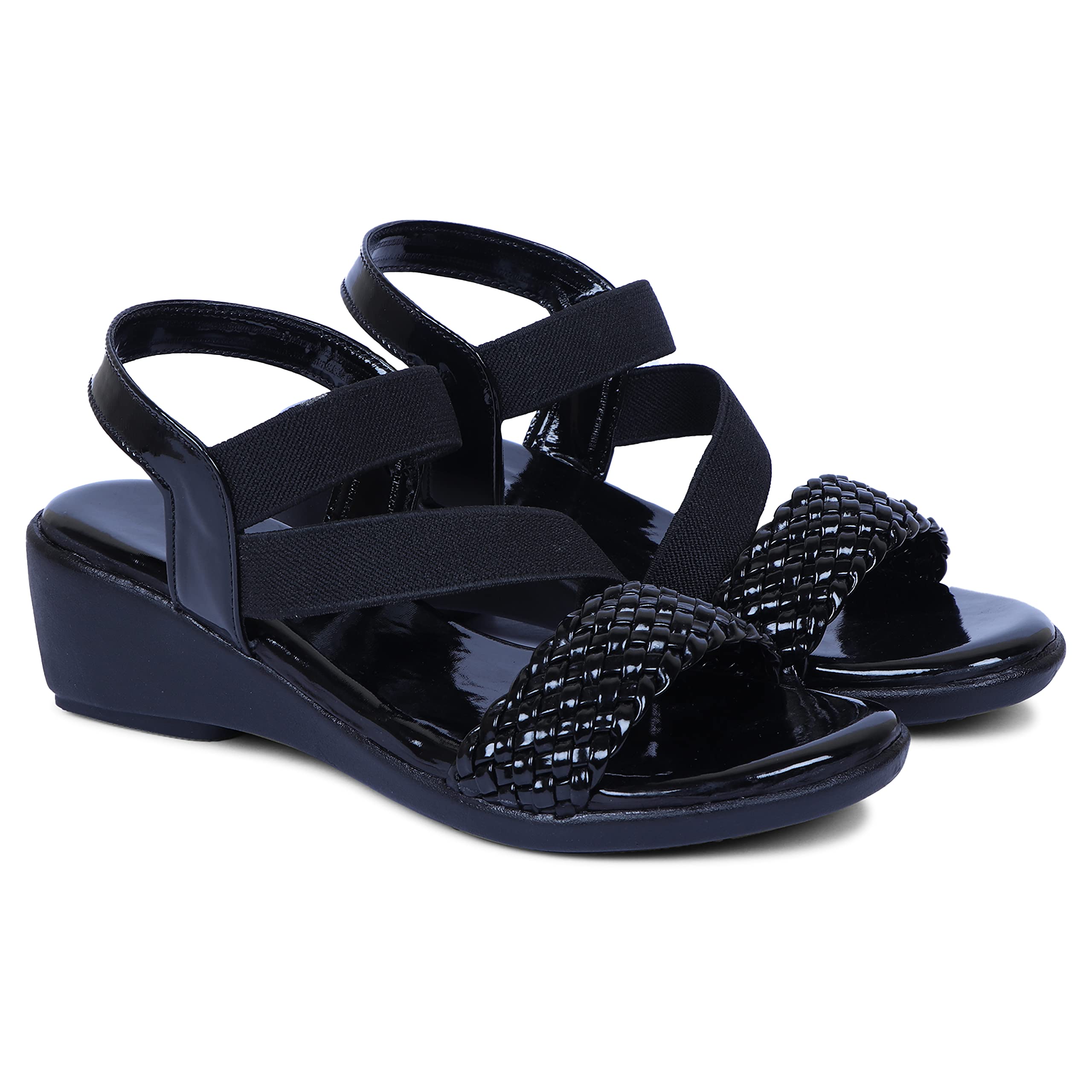 EVOLTAR Open Toe with Back Strap Wedge Sandals for Women and Girls (B0C2ND7P9R) Amazon Price History, Amazon Price Tracker