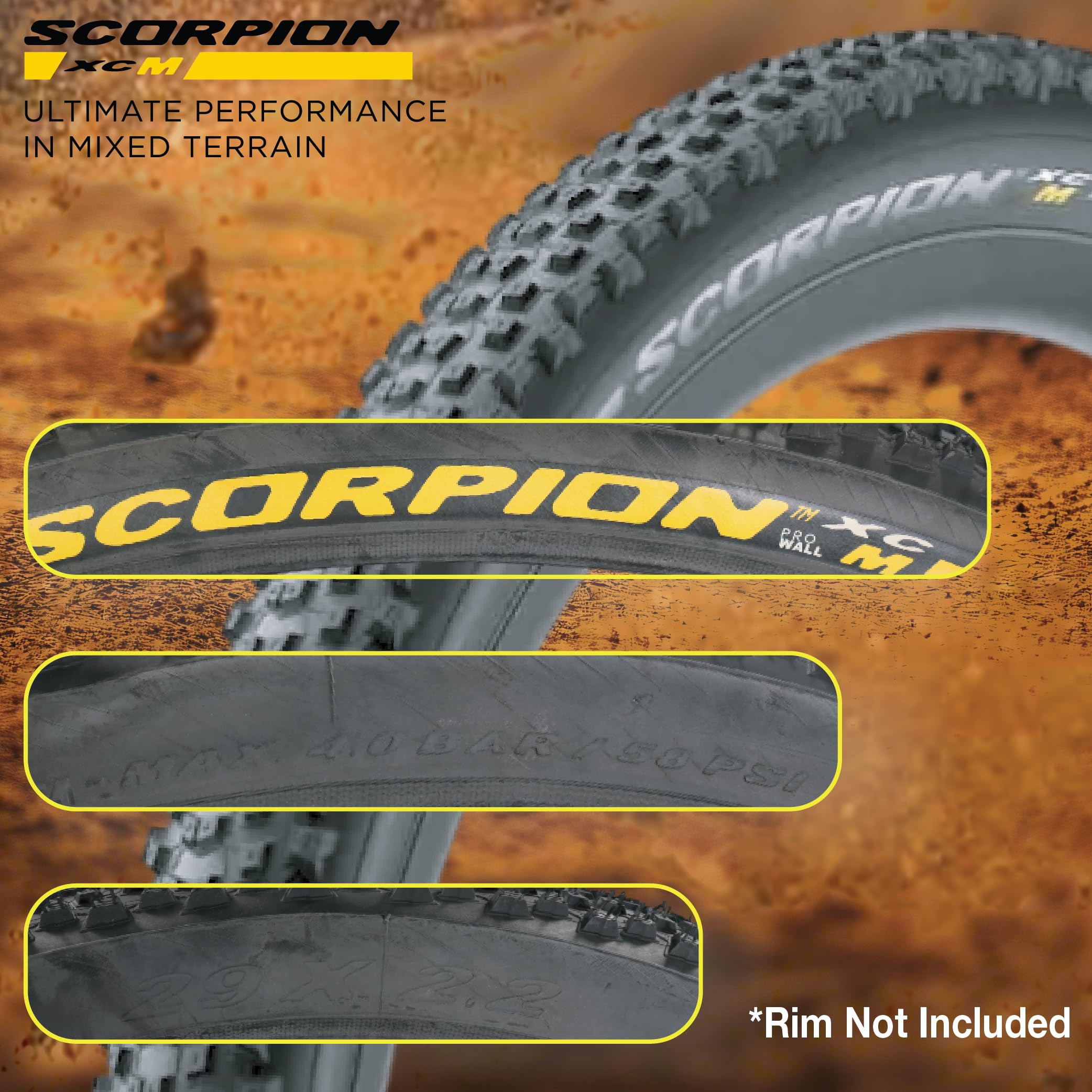 Amazon | ピレリ SCORPION XC M ｶﾗｰｴﾃﾞｨｼｮﾝ 29x2.2 | PIRELLI(ピレリ