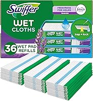 Vista 8 de Swiffer Sweeper Repuestos de Paños Húmedos para Trapear Aroma Ventana Abierta Fresca 32 Unidades Paquete de 2