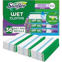Swiffer Sweeper Wet Mopping Pad Refills for Floor Mop with Febreze Lavender Vanilla &amp; Comfort Scent 36 Count by Swiffer