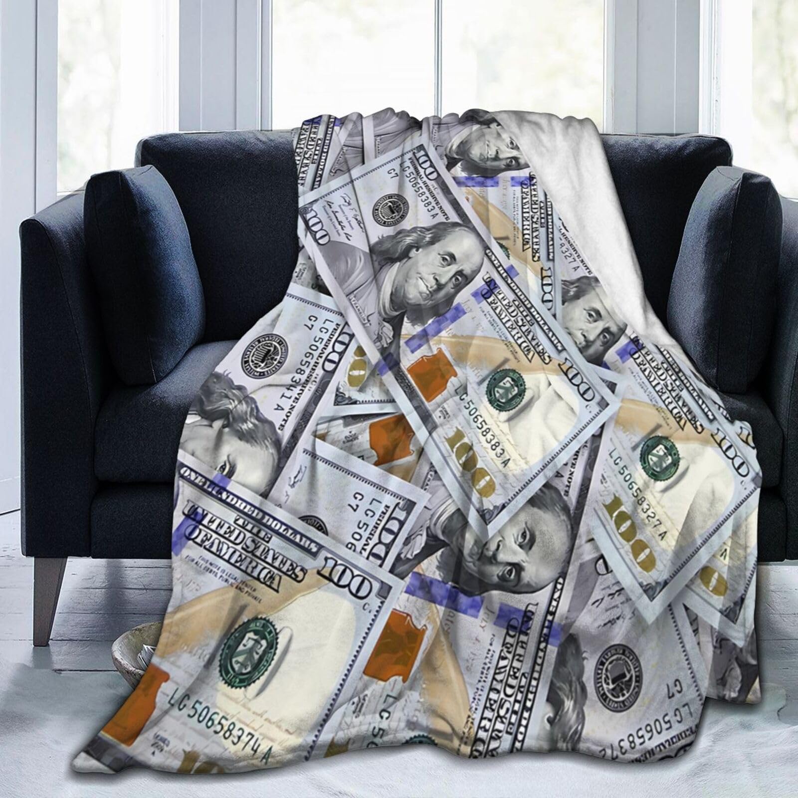 Amazon.com: Us Bill Dollars Money Blanket Throw Blanket Cute Soft 