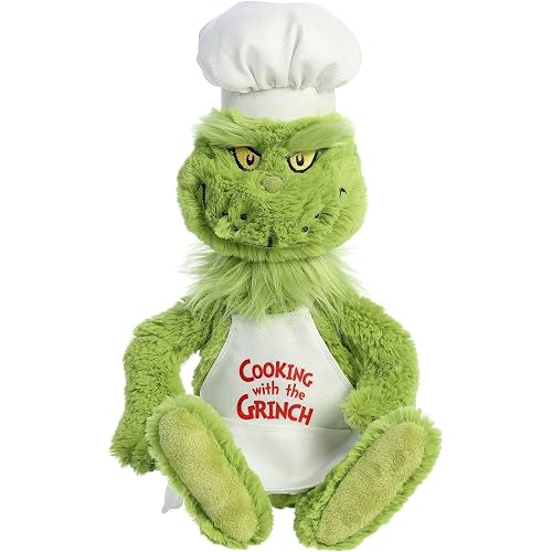 Aurora Dr. Seuss 14" Chef Grinch Whimsical Plush