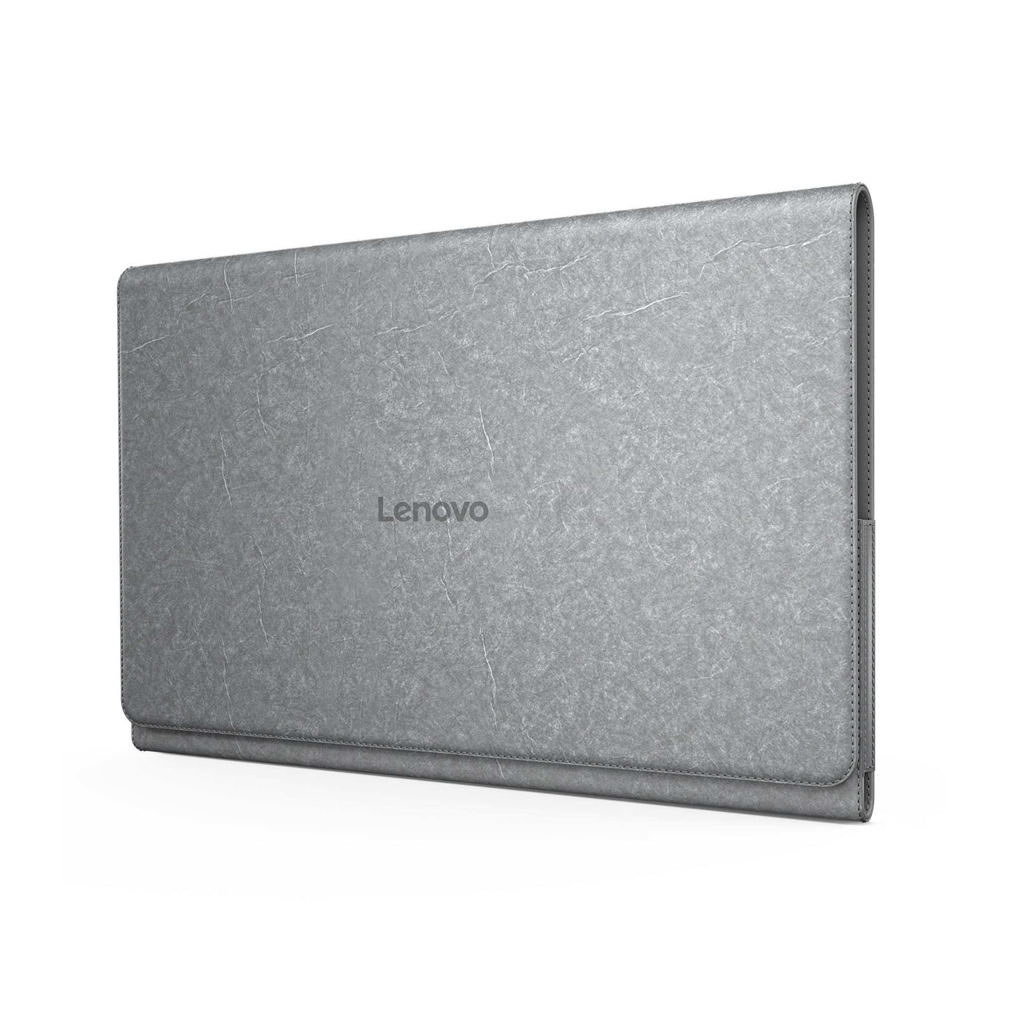 Lenovo Tab Plus Sleeve, custodia protettiva per tablet con rivestimento in Tyvek® riciclabile, Interno in Pelle PU, Design Slim e Brimless, protezione elegante e leggera – Grigio