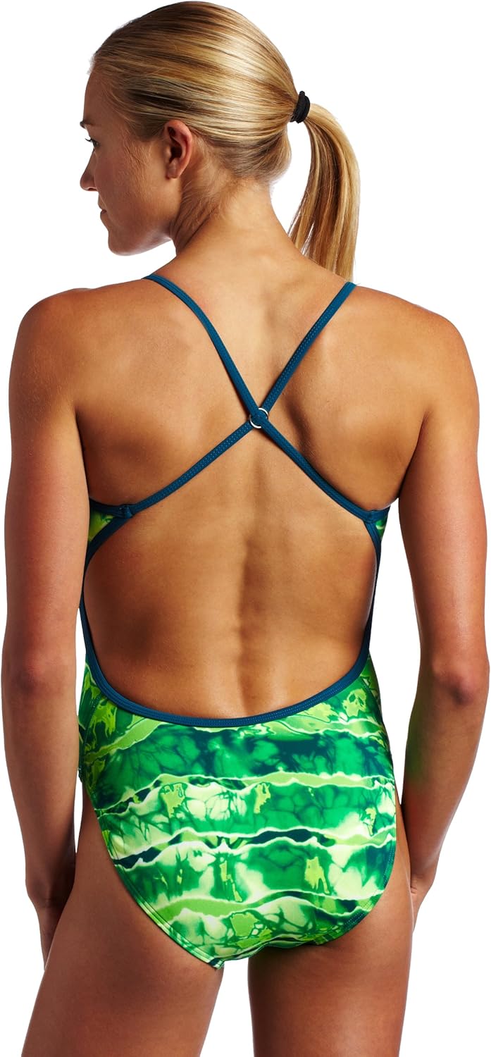 TYR Sport Women's Admiral Tie Dye Ringback Swim Suit