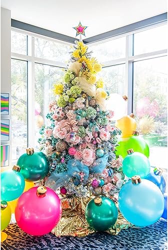 Miniatura 40 de Holiball Adorno inflable de vacaciones, decoración definitiva para interiores y exteriores, reutilizable y apto para almacenamiento, para bodas