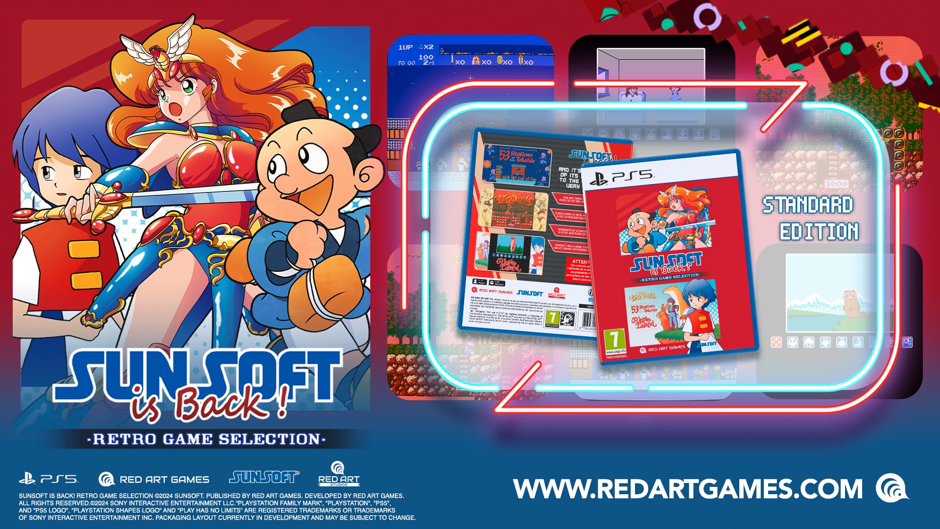 SUNSOFT is Back! Retro Game Selection (PlayStation 5) : Amazon.co