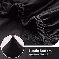 Vista 4 de hyha Fundas de sofá de 4 piezas para sofá de 3 cojines, fundas de sofá suaves y lavables, fundas de sofá elásticas para perros, protector de muebles