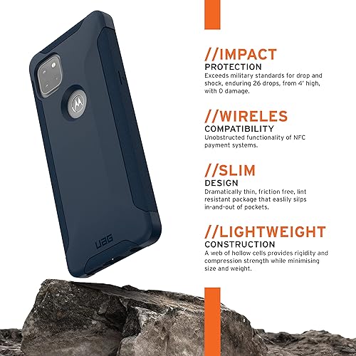 Miniatura 3 de URBAN ARMOR GEAR UAG - Funda protectora diseñada para Motorola Moto One 5G Ace (2021) pantalla de 6.7 pulgadas Scout resistente, elegante, a prueba