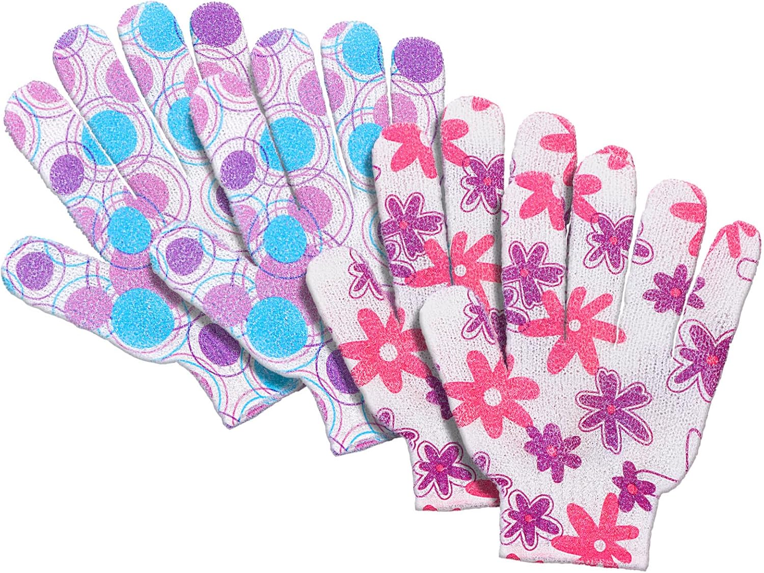 FARMOGA Exfoliating Gloves Shower Loofah Body Scrubber