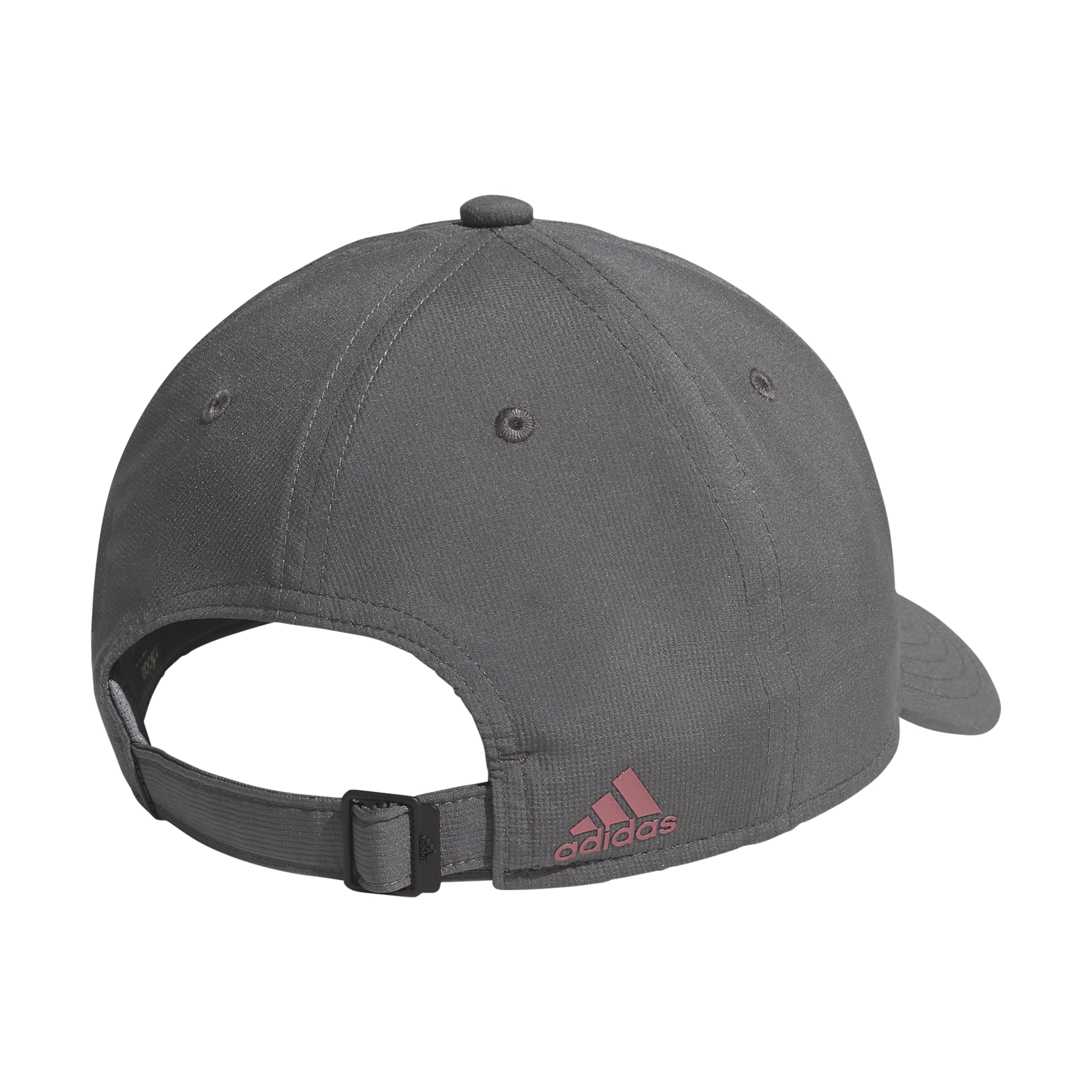 adidas Alliance Medium Crown Structured Adjustable Fit Strapback Hat Baseball, szary/czarny/karmazynowy, jeden rozmiar męski, szary/czarny/karmazynowy, rozmiar uniwersalny