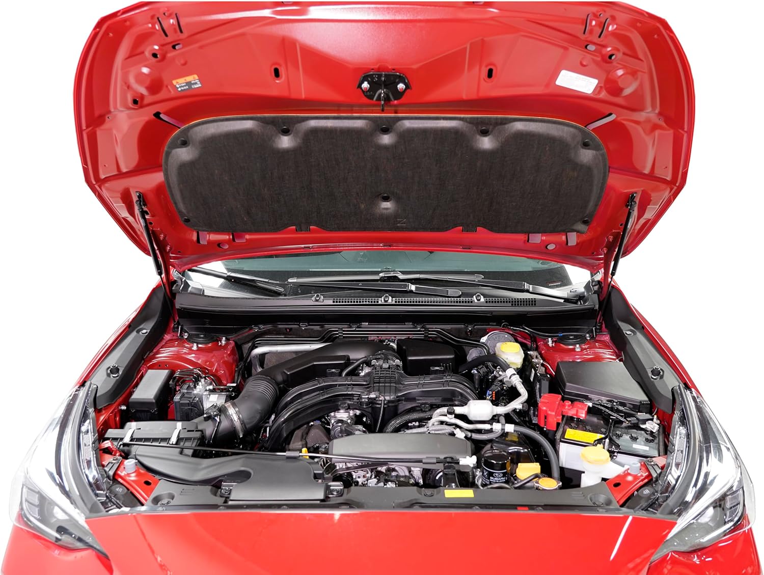 Redline Tuning 21-36016-02 Hood Quicklift Plus System Compatible with Subaru Impreza 2024+ (All Black Components)