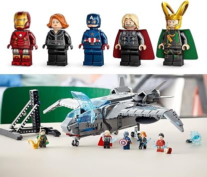 LEGO Marvel The Avengers Quinjet 76248 Building Toy Set for Kids, Boys, and Girls Ages 9+ (795 Pieces)