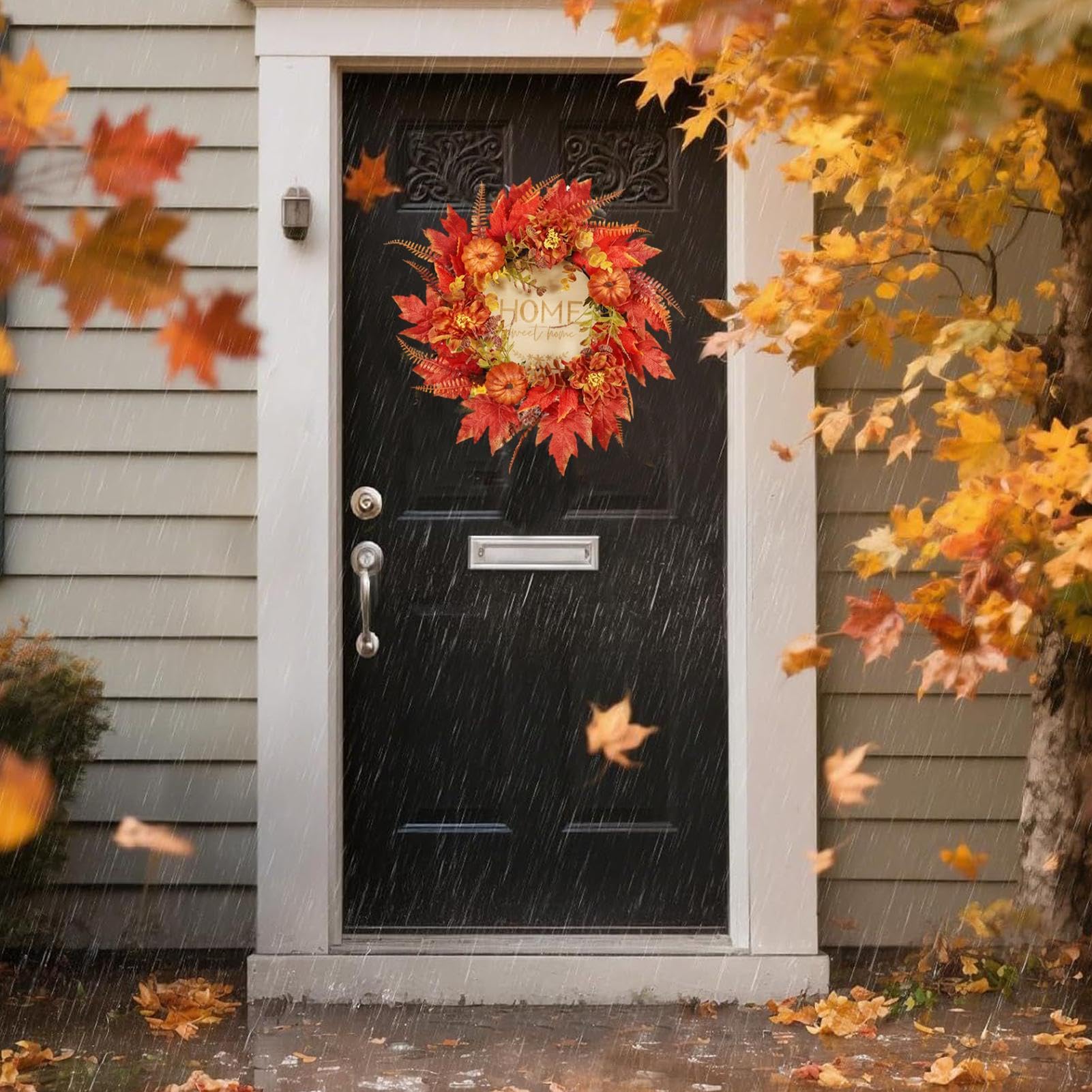 Herbstliche Türkränze Für Die Eingangstür 46 cm Künstliche Saisonale